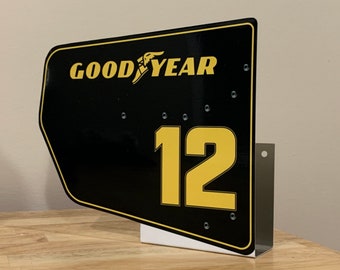 PLAQUE MÉTAL Formule 1 F1 Ayrton Senna 30 X 20 Cm EUR 20,99 - FR