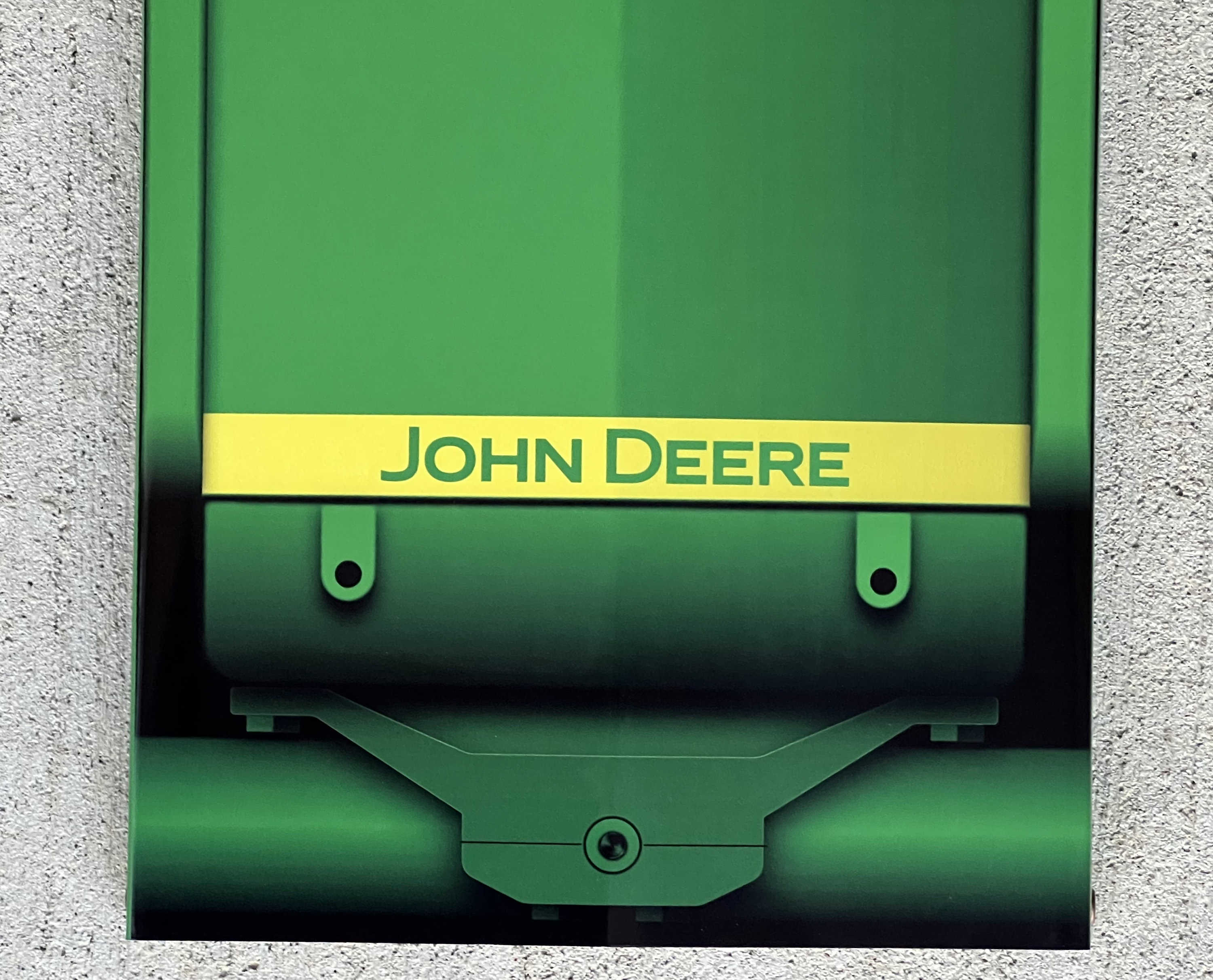 John Deere Vintage Metallschild – Collage Mit Traktoren | 37x25 Cm, Zinn, Für Garage & Männerhöhle