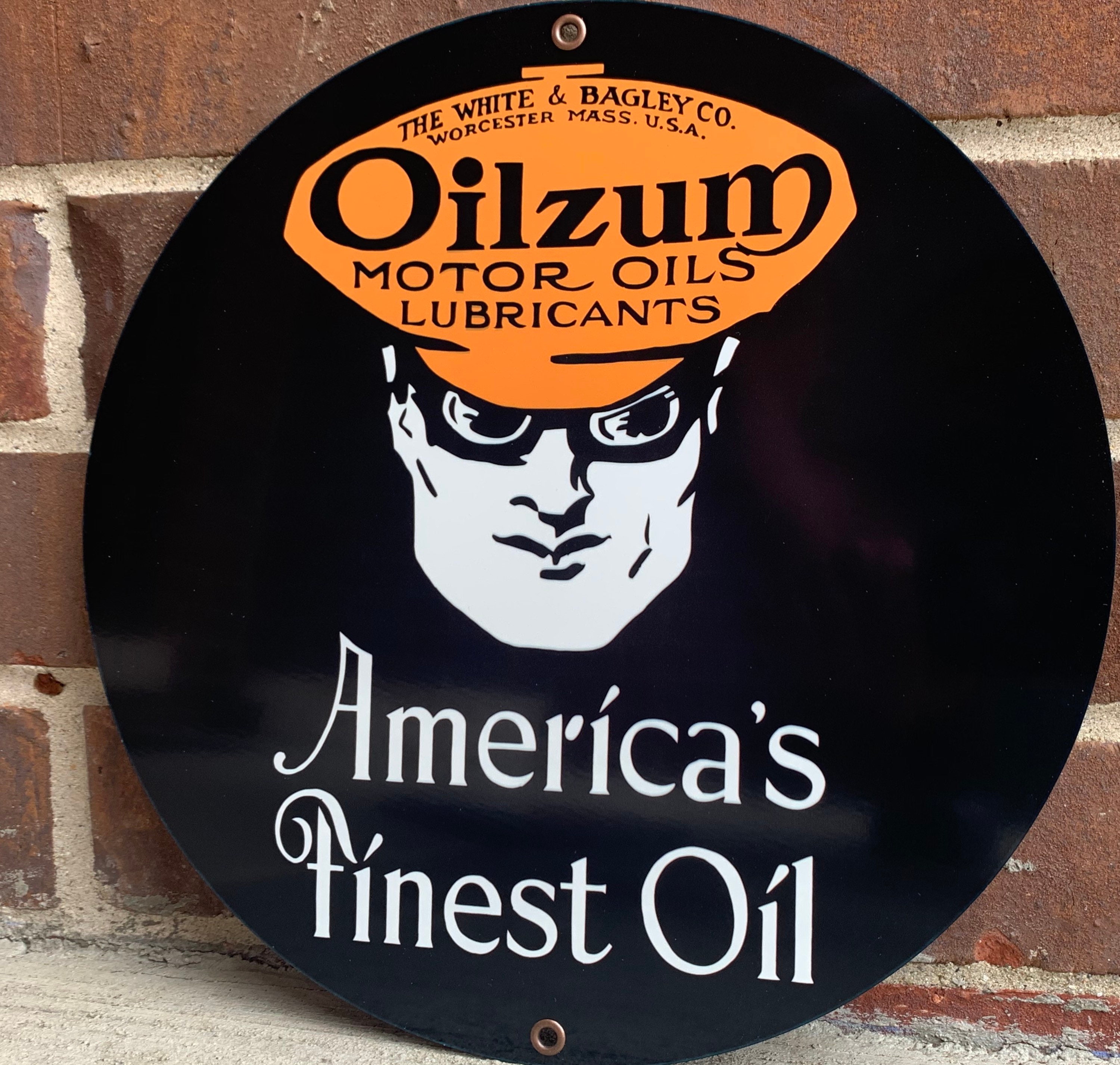 Oilzum Oil Signs - Etsy Canada