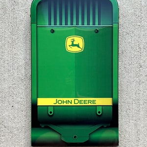 Vintage style John Deere 4020 front  farm tractor 3D inspired wall art decor garage sign