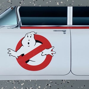 Legendary Ghostbusters Ectomobile inspired wall art decor sign
