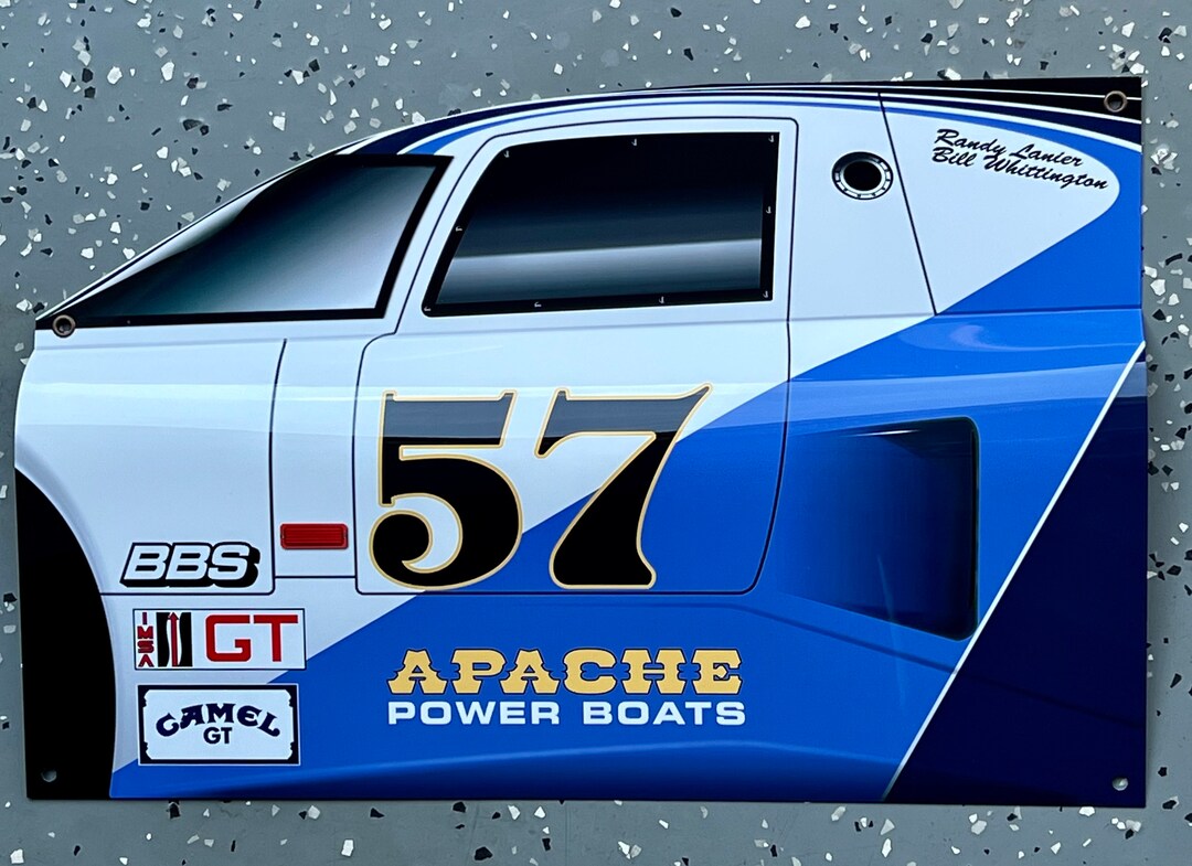 Blue Thunder Racing Racing Legend 1984 Blue Thunder Racing Randy Lanier IMSA Side Car ...