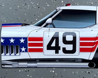 Letrero decorativo para pared de garaje inspirado en Greenwood, Chevy Corvette L88 ZL1 de carreras.