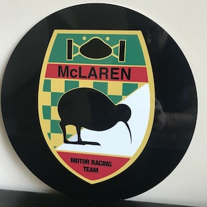 McLaren Racing Team Vintage Sign