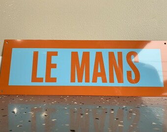 Steve McQueen Le Mans Sign