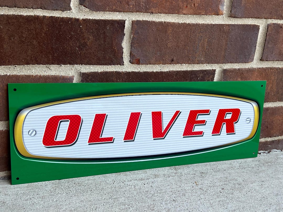 Oliver Sign 770 Diesel Tractor Inspired Wall Art Garage Decor - Etsy