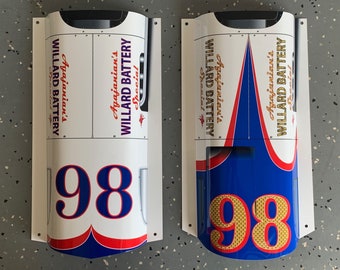 Sztuka ścienna z motywem samochodu wyścigowego Indy 500: Parnelli Jones Ol' Calhoun, zestaw 2 sztuk