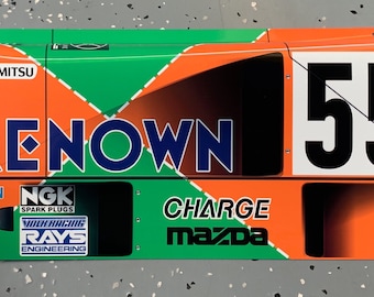 Racing 1991 Le Mans Winner Mazda 787b Side Door 3d Inspired Garage