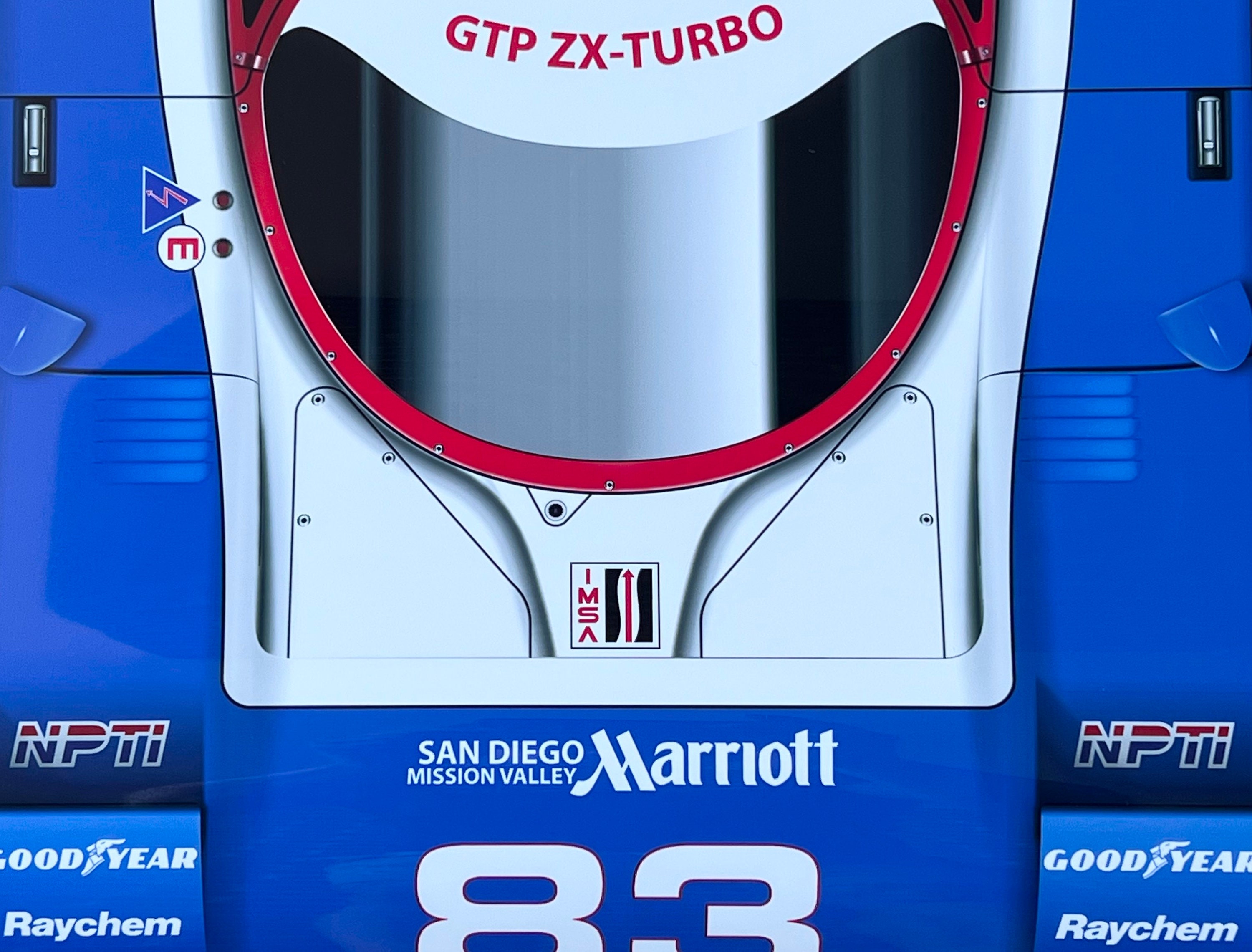 伝説の 1990 NISSAN NPT-90 imsa Racing GTP レースカー レース トップ