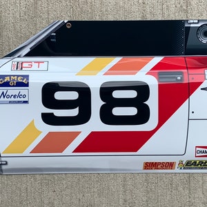 Racing 1987 Toyota celica gto imsa inspired  3D effect wall art garage decor