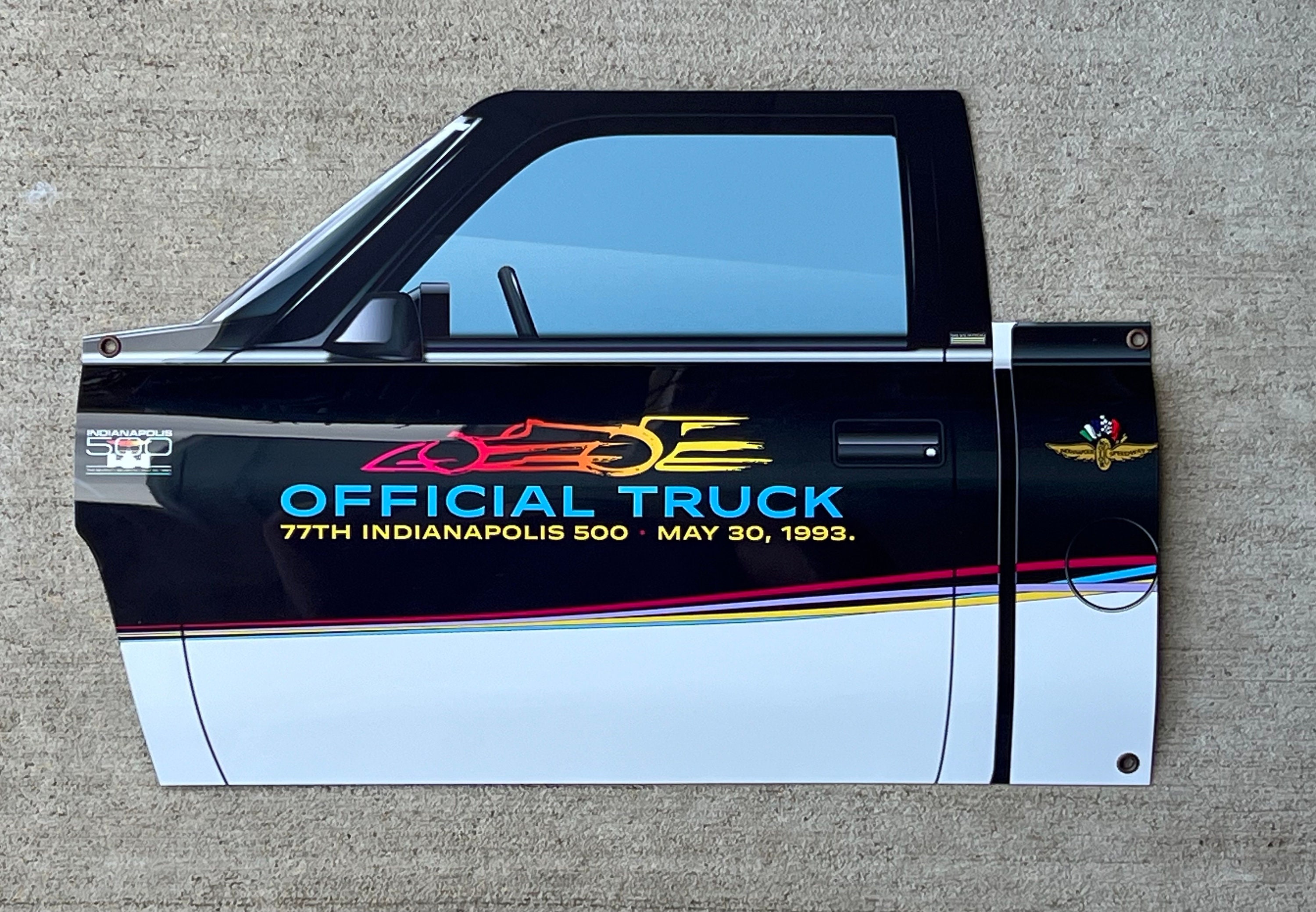 1993 Chevy Pace Truck Indy 500 Inspired Wall Art Garage Decor - Etsy