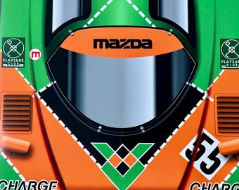 まりページ Racing 1991 Le Mans Winner Mazda 787b Front 3D Effect Inspired