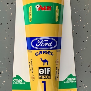 Formula 1 Benetton Ford Team B192 Michael Schumacher inspired 3D  wall decor garage art sign