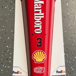 F1 Racing Team Michael Schumacher F 2000 3D inspired wall decor garage art sign