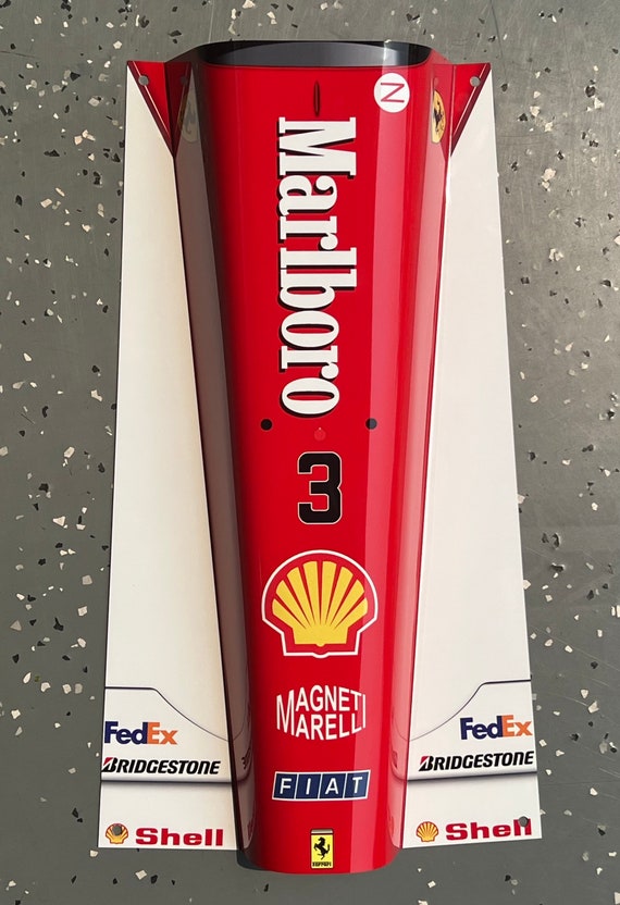 F1 Racing Team Michael Schumacher F 2000 3D inspired wall decor garage art sign