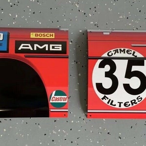 Legendary AMG 300sel Red Pig 3D inspired wall art decor