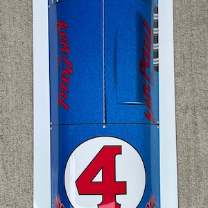 Cartello decorativo da parete ispirato al campione di corse automobilistiche Indy Car del 1960, Rathman