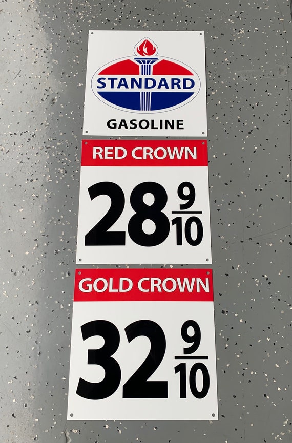 Red crown gas pump for sale deals