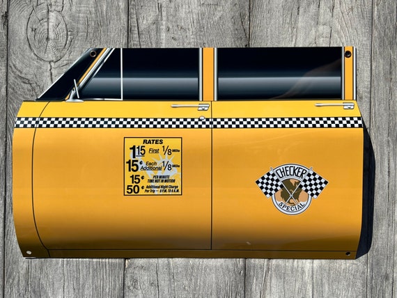 Legendary 50's-60's NYC Yellow Taxi Cab Checkers Special Inspired