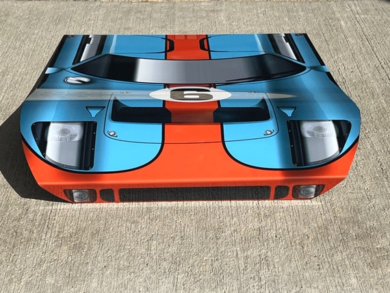 Ford GT40 Le Mans 1969 Wall Art: Top Hood View - Etsy