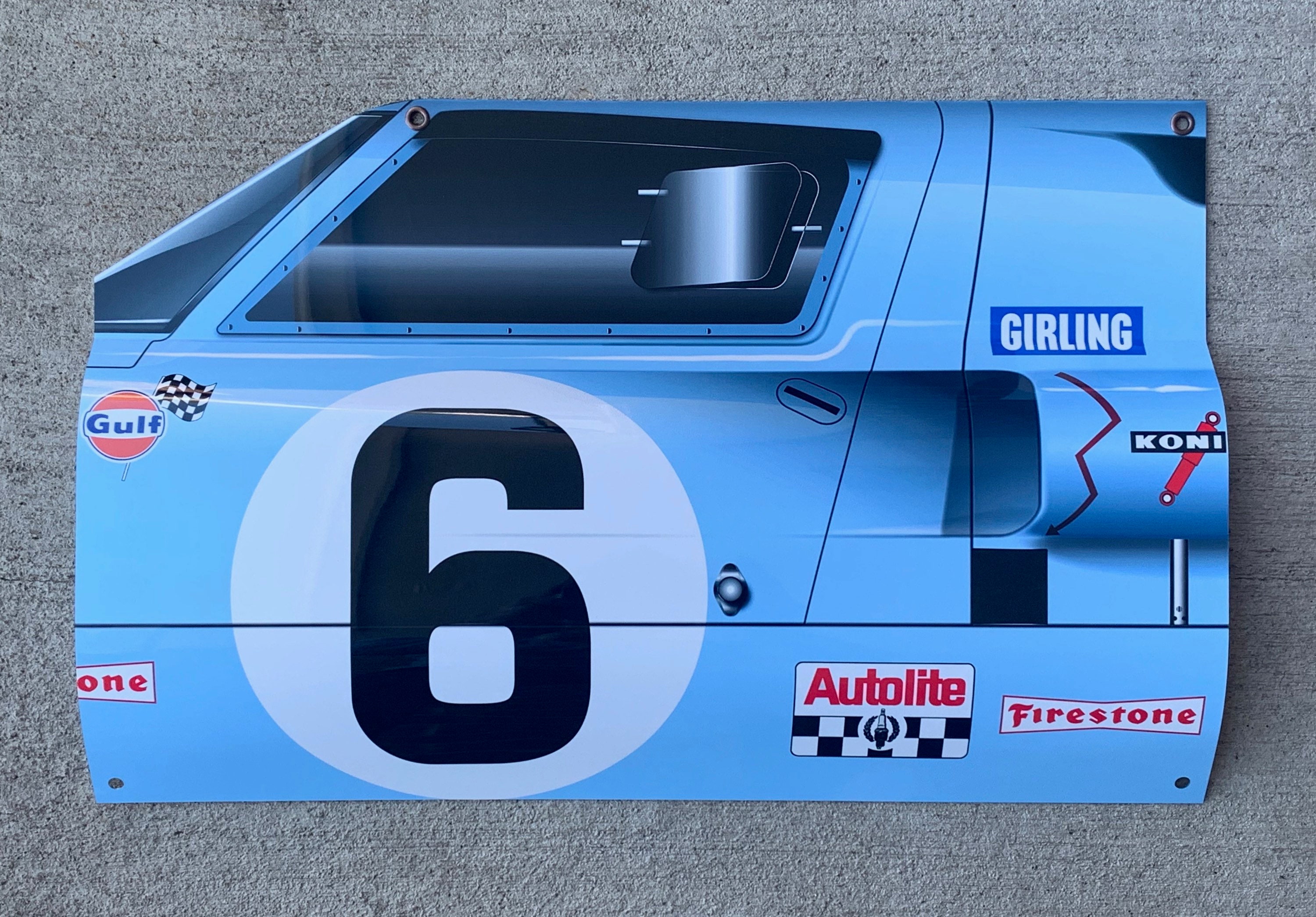 Racing Le Mans 1969 Ford Gt40 Winners Side Cars 3D Inspired Wall Art ...