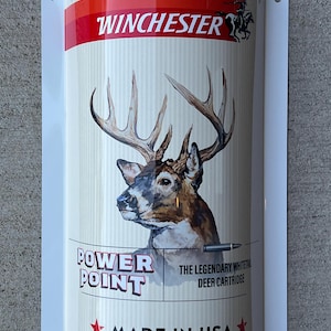 Polowanie Winchester power point jeleń pocisk inspirowany sztuką ścienną dekoracja kabiny