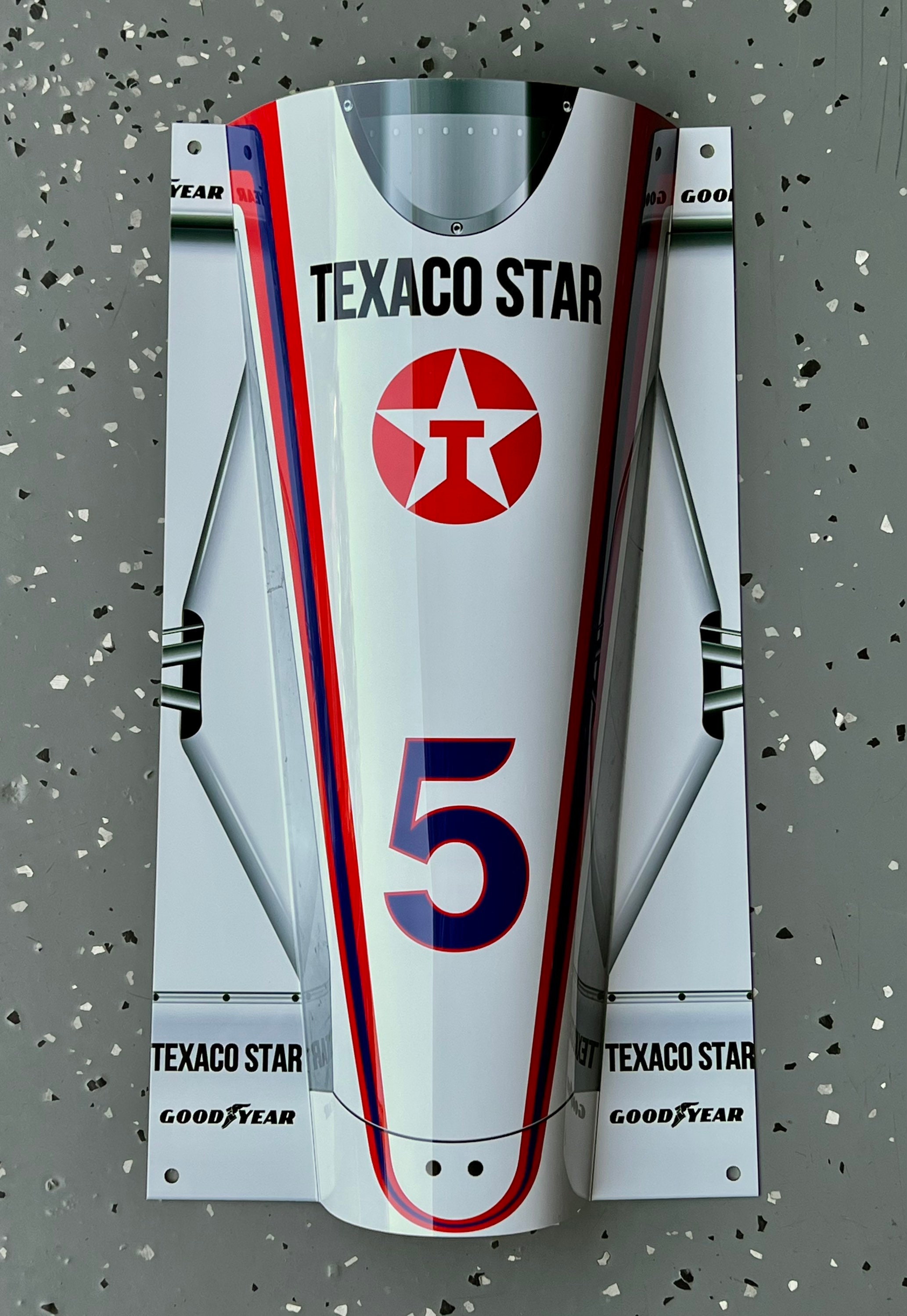 Racing legend 1983 Tom Sneva indy 500 inspired wall art decor garage man-cave sign
