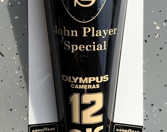 formula 1 racing Ayrton Senna Renault 97T nose inspired wall decor 3d art sign