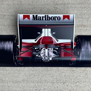 Legendary F1  rear Ayrton Senna wall art racing sign garage art racing decor