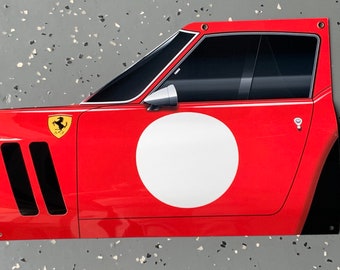 Decoración de pared 3D inspirada en el legendario superdeportivo de Le Mans F 250 GTO.