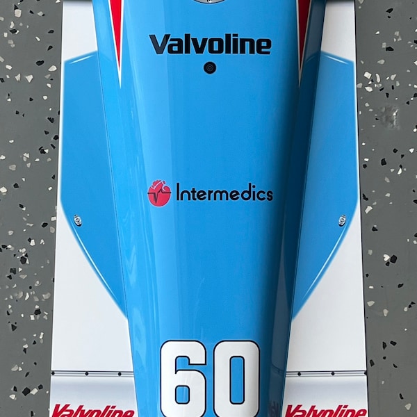 Raving legend 1981 Gordon smiley indy 500 car inspired wall art decor garage sign