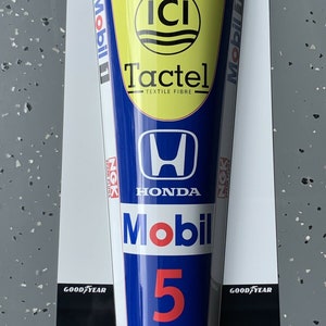 Williams FW11 Honda F1 Nigel Mansell inspired 3D nose wall decor garage art