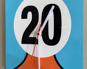 Racing legend Steve McQueen inspired Le Mans  HD wall clock