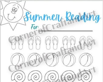 Summer Reading Log - Digital Download