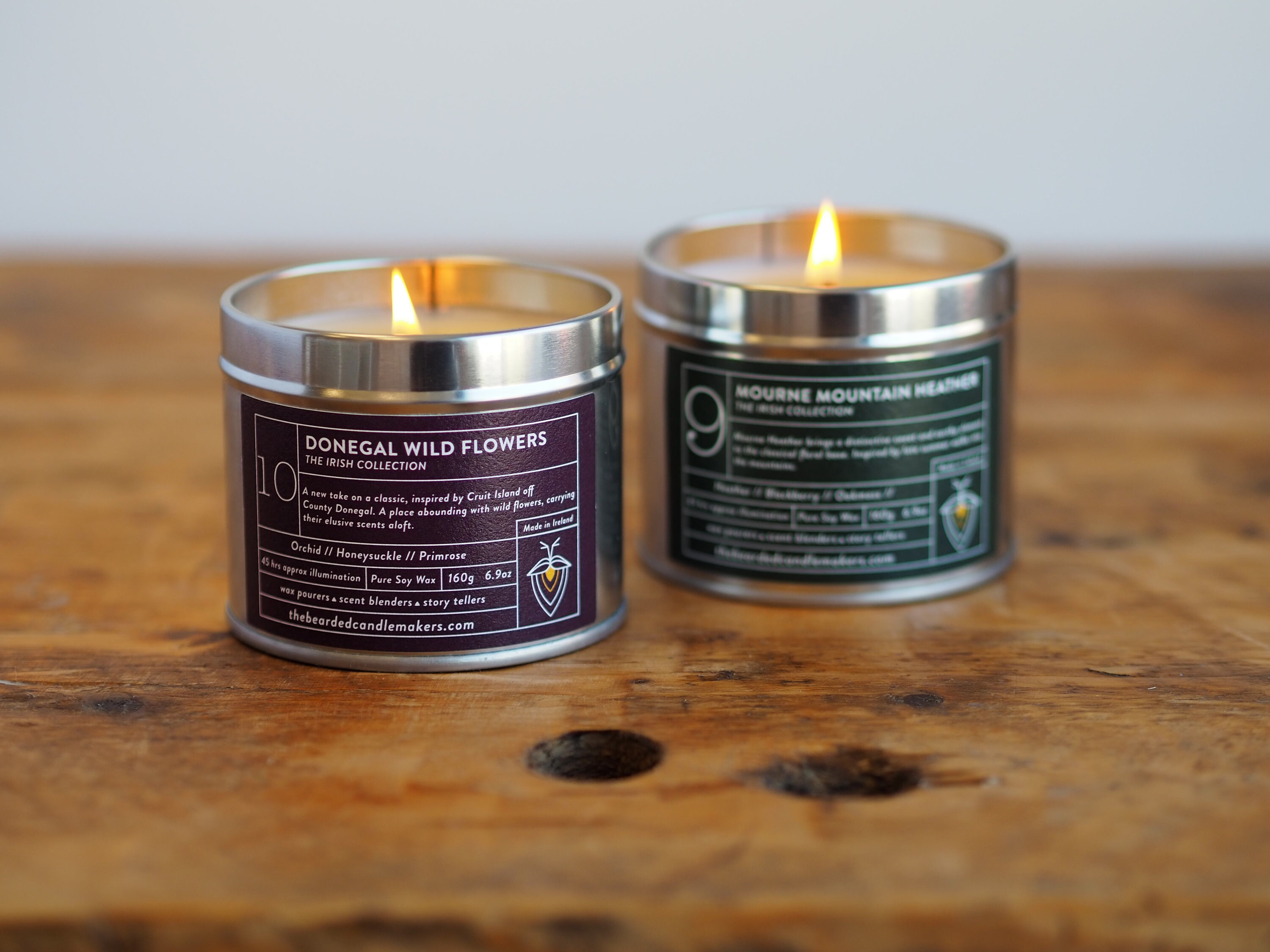 Two Candle Bundle the Irish Collection Natural Soy Candles Etsy UK