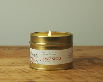 Honeysuckle of The Burren, Corofin, County Clare, Honeysuckle Candle, Irish Hedgerows, Inspired by Ireland, Hand Poured, Soy Wax, Christmas