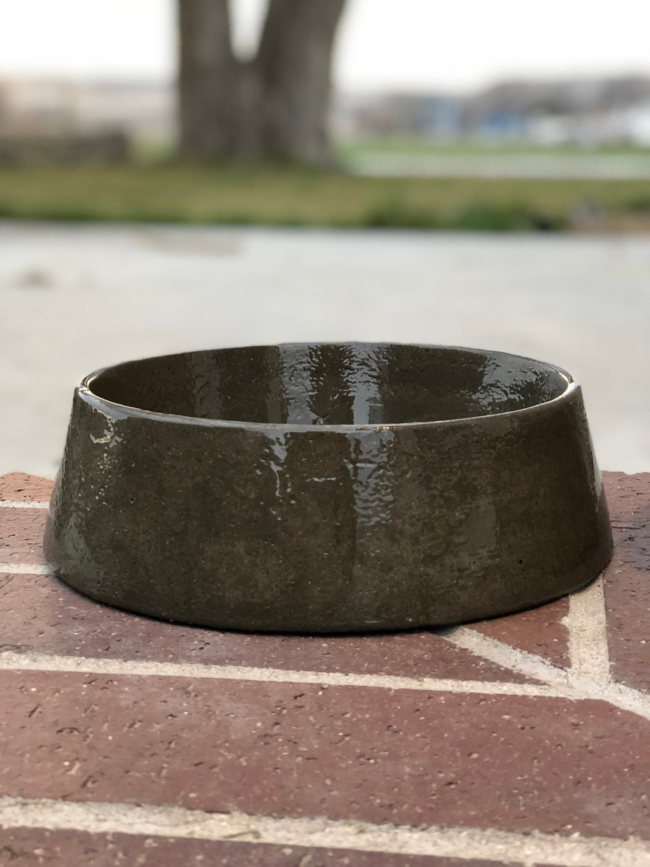 Custom Dog BowlSlide/Wind Proof Concrete Dog BowlSturdy Dog Etsy