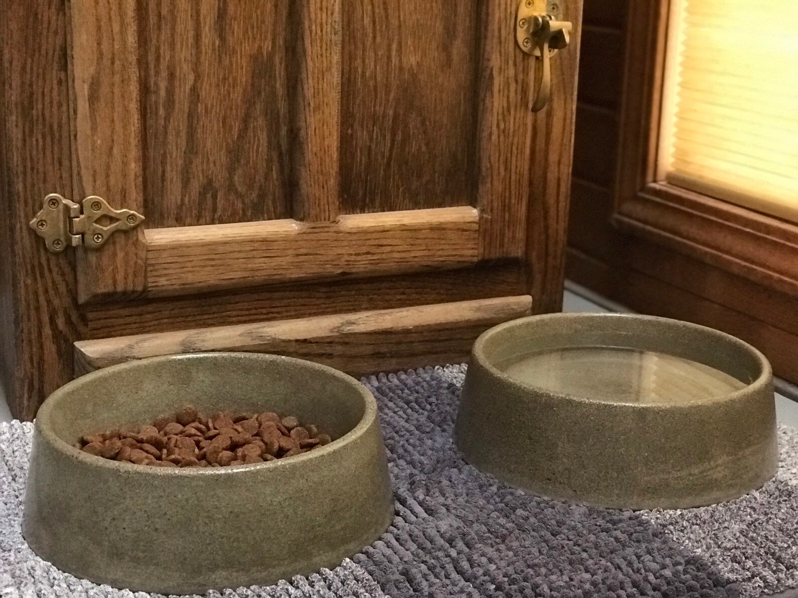 Custom Concrete Dog Bowl XX Large Dog Feeder Weighted Dog Etsy