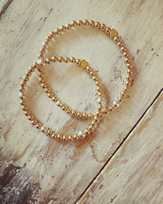 Filled heart store friendship bracelet