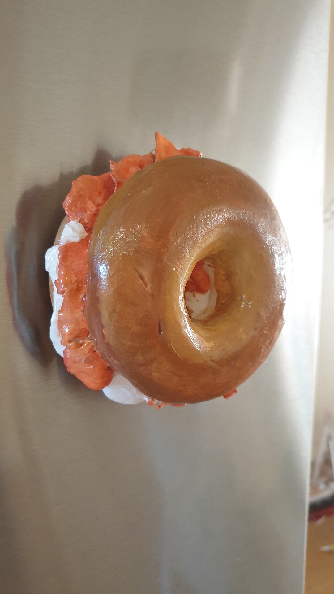 Salmon and Cream Cheese Bagel Fridge Etsy