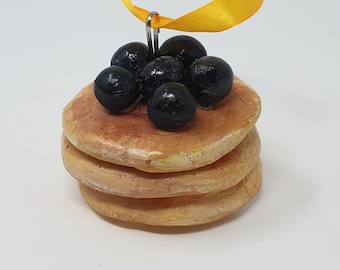 Pancake and blueberries Hanging Decoration.