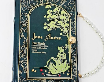 Jane Austen Book Clutch Bag