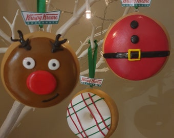 Donut Christmas Set of Decorations