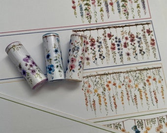 English Garden Paper Bead Template - Perfect for using with your Paper Bead Roller - PDF Instant