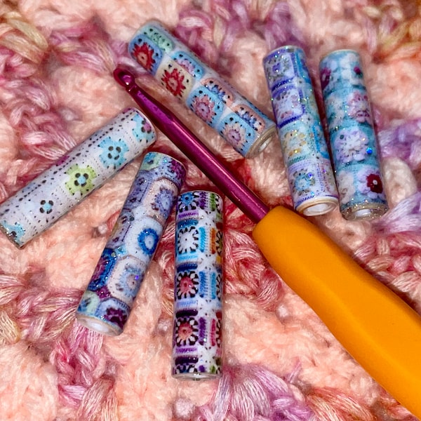 Crochet Granny Square Tube Bead Template - Perfect for using with your Paper Bead Roller - PDF Instant