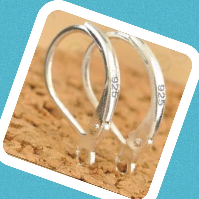 Sterling silver leverbacks Clearance