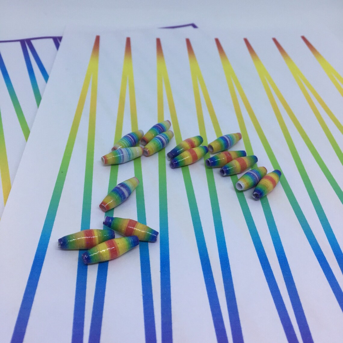 Paper Bead Template for Bead Rolling Instant Downloads PDF Etsy