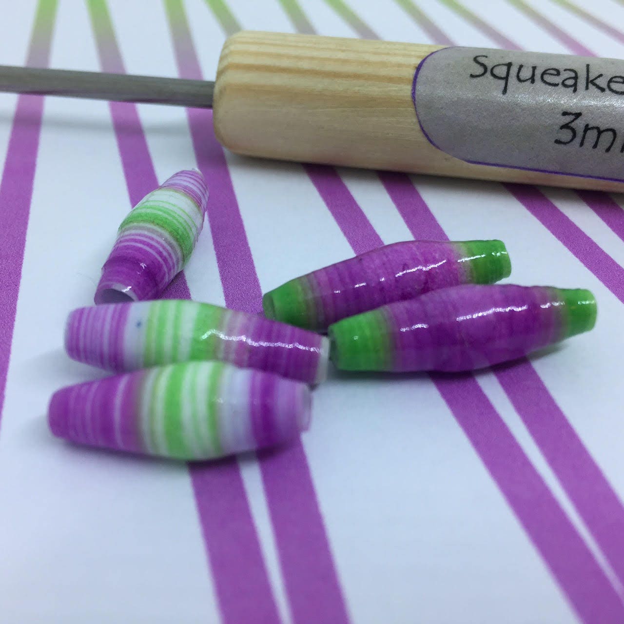 Paper Bead Making Template Instant Printable Digital Download Etsy