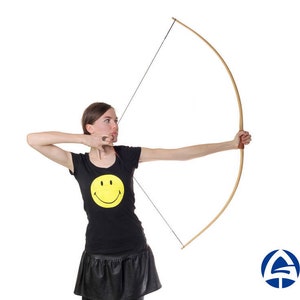 Arco plano americano de 59&quot;, arco plano, arco tradicional, arco largo, arco americano, arco largo inglés, arco de madera, arco de bambú, arco laminado, arco LARP, arco SCA