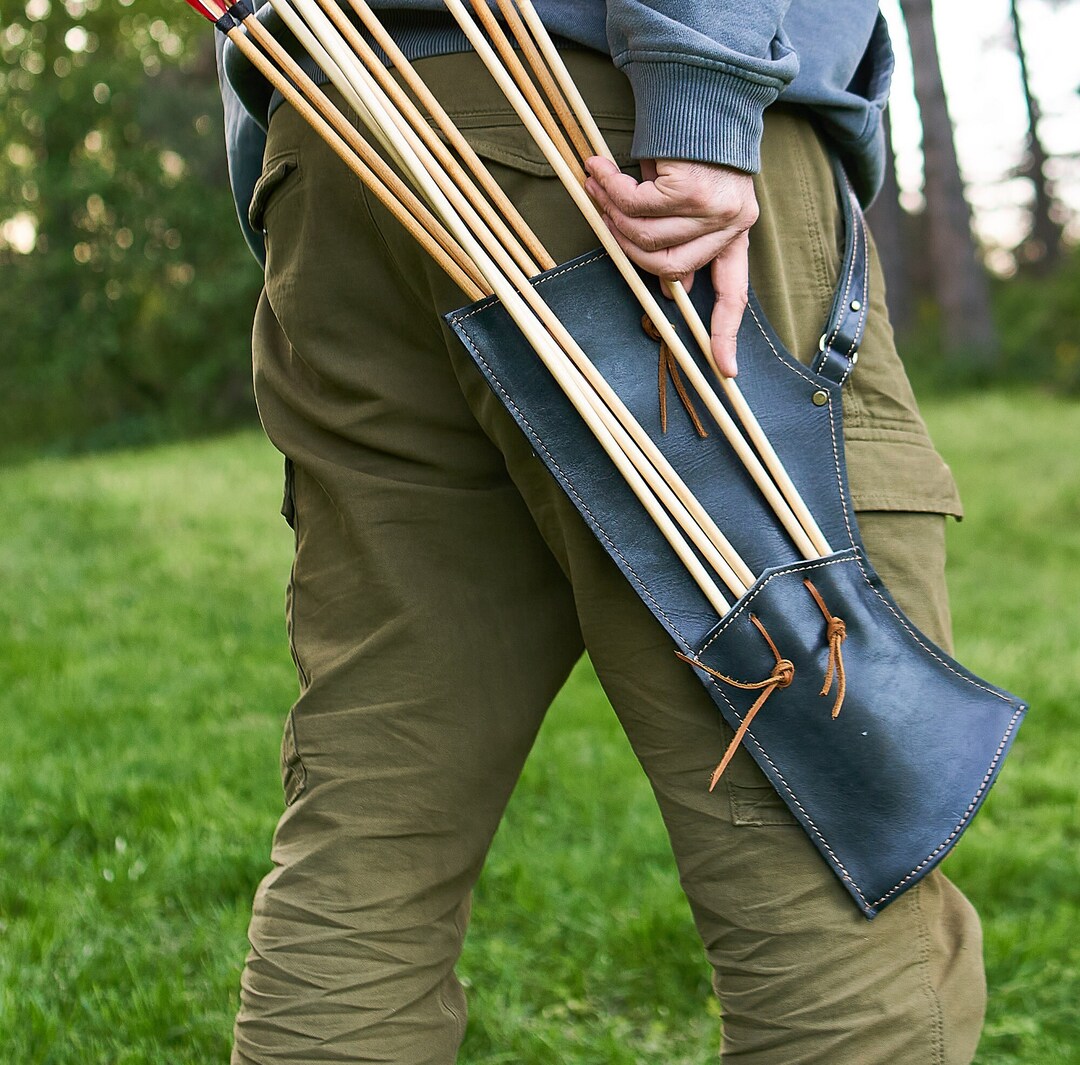 Hip Quiver Leather Quiver Mounted Archers Quiver Leather Holster
